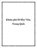 Khám phá Di Hòa Viên, Trung Quốc