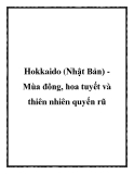 Hokkaido (Nhật Bản) Mùa đông, hoa tuyết và thiên nhiên quyến rũ