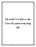 Mỏ muối Vi-ê-lích-ca (Ba Lan): Kỳ quan trong lòng đất