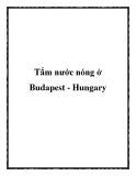 Tắm nước nóng ở Budapest - Hungary