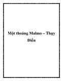 Một thoáng Malmo – Thụy Điển