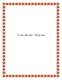 Ca dao dân gian : Nông tang