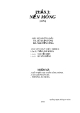 PHẦN  3: NỀN MÓNG