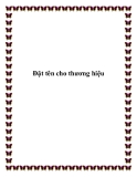 Đặt tên cho thương hiệu