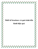 Thiết kế brochure và quá trình tiến hành hiệu quả