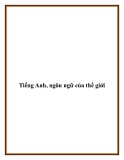 Tiếng Anh, ngôn ngữ của thế giới