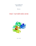 Báo cáo THỰC TẬP MÔN HÓA SINH-  "ĐỊNH LƯỢNG ĐƯỜNG KHỬ '
