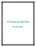 9 tác dụng mới phát hiện từ rau sam