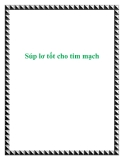 Súp lơ tốt cho tim mạch