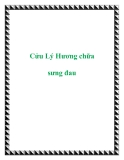 Cửu Lý Hương chữa sưng đau