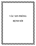 VĂC XIN PHÒNG BỆNH SỞI