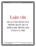 Đề tài: ỨNG DỤNG GUI TRONG MATLAB VÀ SIMULINK TRONG BÀI TOÁN CỤ THỂ