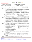 Đề thi thử Đại học môn Sinh 2013 - Trường THPT Lương Phú (Mã đề 131)