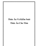 Thức Ăn Và Kiểm Soát Thức Ăn Cho Tôm