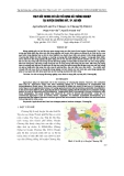 BÁO CÁO " THAY ĐỔI TRONG CƠ CẤU SỬ DỤNG ĐẤT NÔNG NGHIỆP TẠI HUYỆN CHƯƠNG MỸ, TP. HÀ NỘI "