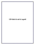 Tài liệu về 120 tính từ mô tả người