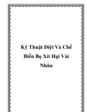 Kỹ Thuật Diệt Và Chế Biến Bọ Xít Hại Vải Nhãn