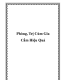 Phòng, Trị Cúm Gia Cầm Hiệu Quả