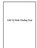 Giữ Vệ Sinh Chuồng Trại