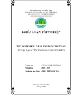 THỬ NGHIỆM KHẢ NĂNG ỨNG DỤNG PROTEASE TỪ NỘI TẠNG TÔM TRONG SẢN XUẤT CHITIN
