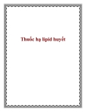 Thuốc hạ lipid huyết