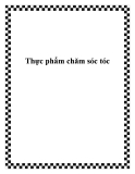 Thực phẩm chăm sóc tóc