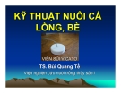 Kỹ thuật nuôi cá lồng