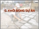 KHỞI  ĐỘNG DỰ ÁN