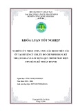 NGHIÊN CỨU VIRUS (TMV, CMV) GÂY BỆNH TRÊN CÂY ỚT TẠI HUYỆN CỦ CHI, TP. HỒ CHÍ MINH BẰNG KỸ THUẬT ELISA VÀ XÂY DỰNG QUY TRÌNH PHÁT HIỆN CMV BẰNG KỸ THUẬT RT-PCR