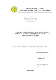 TRƯỜNG ĐẠI HỌC AN GIANG KHOA NÔNG NGHIỆP- TÀI NGUYÊN THIÊN NHIÊNNGUYỄN NGỌC TUẤNMSSV: DPN010760TỔNG KẾT VÀ THEO DÕI MÔ HÌNH TRỒNG BẮP KẾT HỢP CHĂN NUÔI BÒ TẠI HUYỆN CHÂU THÀNH, TỈNH AN GIANG NĂM 2004LUẬN VĂN TỐT NGHIỆP KỸ SƯ NGÀNH PHÁT TRIỂN NÔNG T