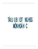 Tài liệu hóa cực hay cho hsg hóa 9