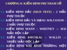 Chương 8. Kiểm định chi phí tham số