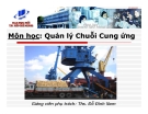 Quản lý Chuỗi Cung ứng