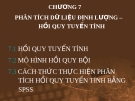 Chương 7. Phân tích dữ liệu định lượng - Hồi quy tuyến tính