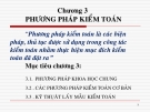 Bài giảng kiểm toán (ThS. Nguyễn Văn Thịnh) - Chương 3