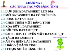 Bài giảng Excel căn bản - Chương 2 Các thao tác trong bảng tính