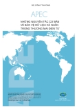 APEC - Những nguyên tắc cơ bản về bảo vệ dữ liệu cá nhân trong thương mại điện tử