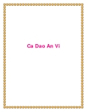 Tài liệu: Ca Dao An Vi