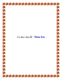 Ca dao chủ đề : Thân Em