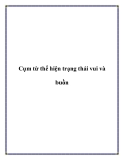 Cụm từ thể hiện trạng thái vui và buồn
