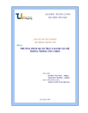 Đề tài :  PHƯƠNG PHÁP QUẢN TRỊ VÀ ĐÁNH GIÁ HỆ THỐNG THÔNG TIN COBIT