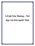 Lễ hội Xên Mường – Nét đẹp văn hóa người Thái
