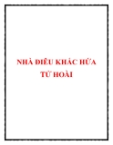 NHÀ ĐIÊU KHẮC HỨA TỬ HOÀI