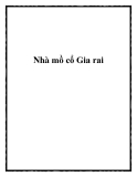 Nhà mồ cổ Gia rai