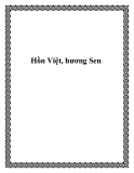 Hồn Việt, hương Sen