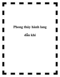 Phong thủy hành lang dẫn khí