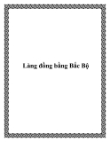 Làng đồng bằng Bắc Bộ