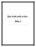 Quy trình nuôi cá kèo Phần 2