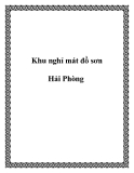 Khu nghỉ mát đồ sơn Hải Phòng