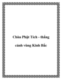 Chùa Phật Tích - thắng cảnh vùng Kinh Bắc